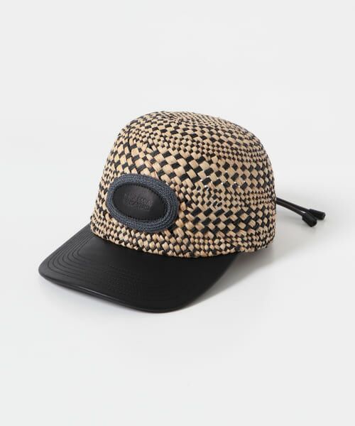 URBAN RESEARCH DOORS/アーバンリサーチ ドアーズ KIJIMA TAKAYUKI RAFFIA&PAPER BB CAP BLACKBLACK one URBAN RESEARCH DOORS/アーバンリサーチ ドアーズ KIJIMA TAKAYUKI RAFFIA&PAPER BB CAP BLACKBLACK one