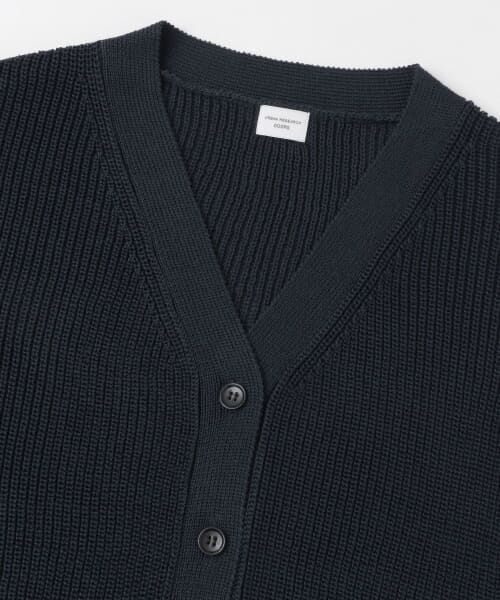 【新品】アーバンリサーチドアーズ　リネンライクVネックニットベスト　ネイビー リネンコットンVネックニットベスト[URA5-22T030]｜URBAN