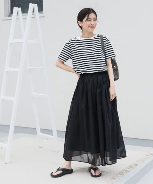 URBAN RESEARCH DOORS / アーバンリサーチ ドアーズ ワンピース | 『UR TECH』ボイルカットドッキングワンピース | 詳細5