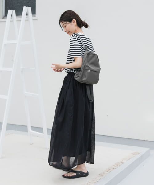 URBAN RESEARCH DOORS / アーバンリサーチ ドアーズ ワンピース | 『UR TECH』ボイルカットドッキングワンピース | 詳細8