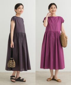 超人気ブティック セール】 （ワンピース コバナプリントギャザーワンピース ワンピース