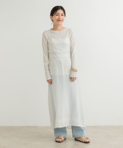 和之 セール】 『別注』olu'ment×DOORS コットンモス刺繍ワンピース