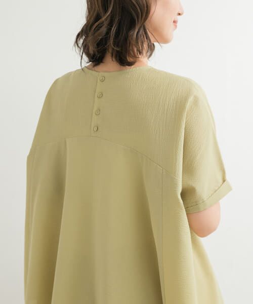 URBAN RESEARCH DOORS / アーバンリサーチ ドアーズ Tシャツ | フレア切替えブラウス | 詳細17