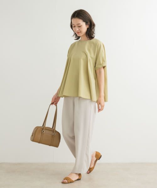 URBAN RESEARCH DOORS / アーバンリサーチ ドアーズ Tシャツ | フレア切替えブラウス | 詳細21
