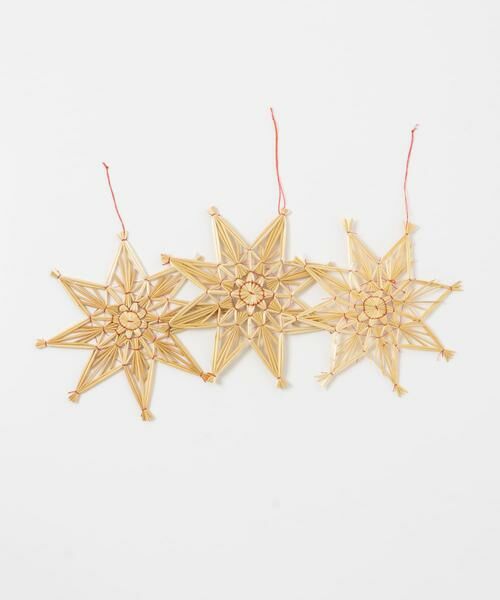 URBAN RESEARCH DOORS / アーバンリサーチ ドアーズ インテリア・インテリア雑貨 | 『WEB/一部店舗限定』shesay　ストローオーナメント 3枚入 | 詳細2