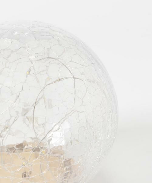 URBAN RESEARCH DOORS / アーバンリサーチ ドアーズ インテリア・インテリア雑貨 | shesay　クラックガラスのLEDライト ドーム L | 詳細5