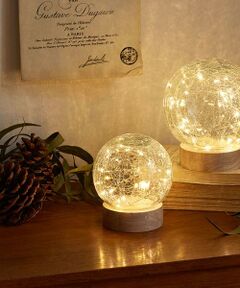 URBAN RESEARCH DOORS / アーバンリサーチ ドアーズ インテリア・インテリア雑貨 | shesay　クラックガラスのLEDライト ドーム S