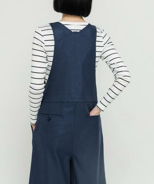 URBAN RESEARCH DOORS / アーバンリサーチ ドアーズ サロペット・オールインワン | Scye Cashmere Overallshorts | 詳細3