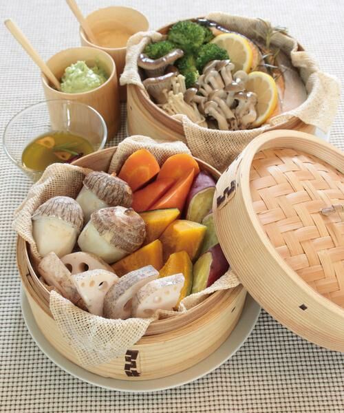 URBAN RESEARCH DOORS / アーバンリサーチ ドアーズ キッチンツール | 『WEB限定』雅竹　せいろ7寸 蓋付1段セット | 詳細1