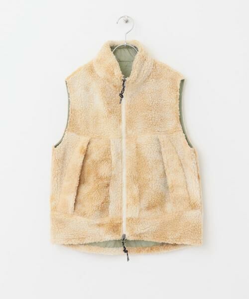 URBAN RESEARCH DOORS / アーバンリサーチ ドアーズ アウター | DENIM DUNGAREE　ボア レベル7 リバーシブルベスト(KIDS) | 詳細6