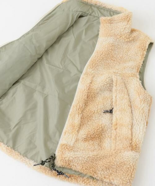 URBAN RESEARCH DOORS / アーバンリサーチ ドアーズ アウター | DENIM DUNGAREE　ボア レベル7 リバーシブルベスト(KIDS) | 詳細9