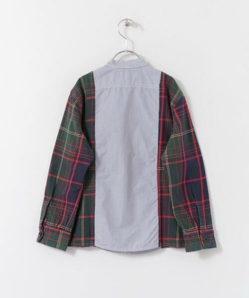 URBAN RESEARCH DOORS / アーバンリサーチ ドアーズ トップス | DENIM DUNGAREE　スイスコットンロンストワークシャツ(KIDS) | 詳細9