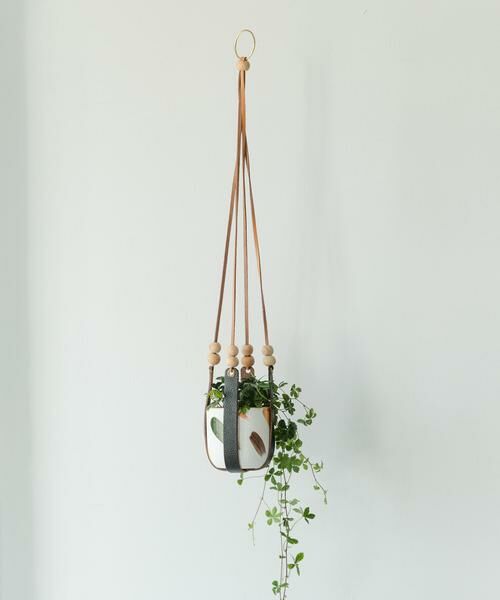 URBAN RESEARCH DOORS / アーバンリサーチ ドアーズ その他雑貨 | FARM　レザーマクラメハンガー WB | 詳細1