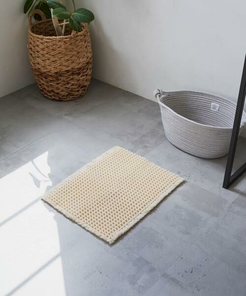 URBAN RESEARCH DOORS / アーバンリサーチ ドアーズ インテリア・インテリア雑貨 | 『洗濯可』calmland　瞬乾ワッフルバスマット | 詳細3