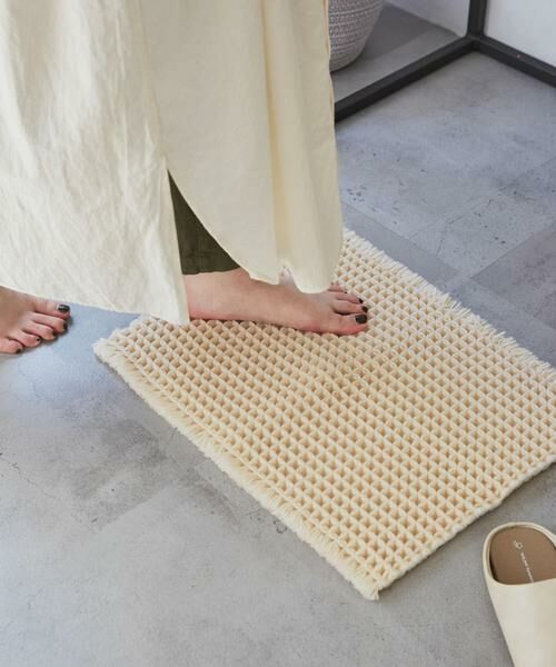 URBAN RESEARCH DOORS / アーバンリサーチ ドアーズ インテリア・インテリア雑貨 | 『洗濯可』calmland　瞬乾ワッフルバスマット | 詳細4