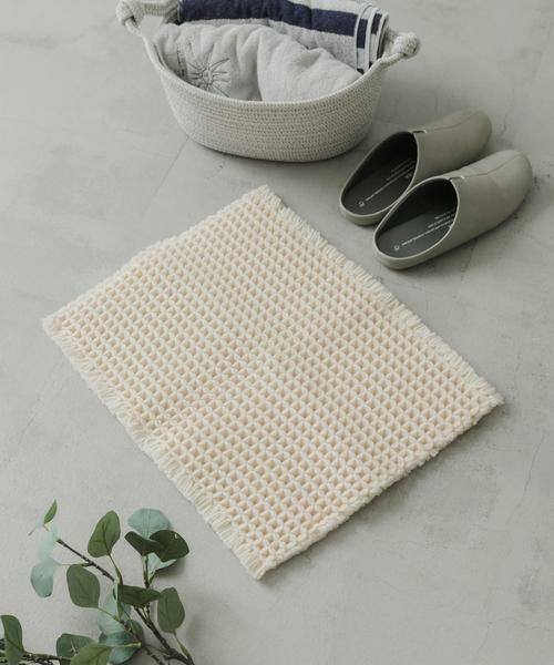 URBAN RESEARCH DOORS / アーバンリサーチ ドアーズ インテリア・インテリア雑貨 | 『洗濯可』calmland　瞬乾ワッフルバスマット | 詳細7