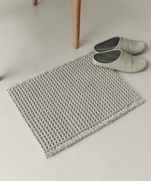 URBAN RESEARCH DOORS/アーバンリサーチ ドアーズ 『洗濯可』calmland 瞬乾ワッフルバスマット グレー S URBAN RESEARCH DOORS/アーバンリサーチ ドアーズ 『洗濯可』calmland 瞬乾ワッフルバスマット グレー S