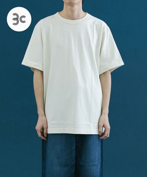 URBAN RESEARCH DOORS/アーバンリサーチ ドアーズ 『3サイズ展開』commpost リサイクルコットンショートスリーブTシャツ オフホワイト 6 URBAN RESEARCH DOORS/アーバンリサーチ ドアーズ 『3サイズ展開』commpost リサイクルコットンショートスリーブTシャツ オフホワイト 6