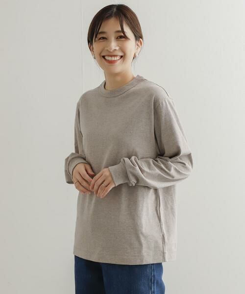 URBAN RESEARCH DOORS / アーバンリサーチ ドアーズ Tシャツ | 『ユニセックス』『6サイズ展開』commpost リサイクルコットンロングスリーブTシャツ | 詳細3