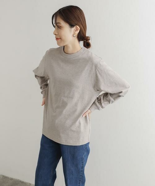 URBAN RESEARCH DOORS / アーバンリサーチ ドアーズ Tシャツ | 『ユニセックス』『6サイズ展開』commpost リサイクルコットンロングスリーブTシャツ | 詳細4