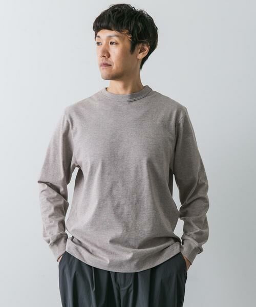 URBAN RESEARCH DOORS / アーバンリサーチ ドアーズ Tシャツ | 『ユニセックス』『6サイズ展開』commpost リサイクルコットンロングスリーブTシャツ | 詳細5