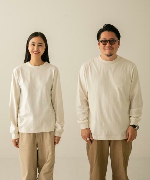 URBAN RESEARCH DOORS / アーバンリサーチ ドアーズ Tシャツ | 『ユニセックス』『6サイズ展開』commpost リサイクルコットンロングスリーブTシャツ | 詳細17