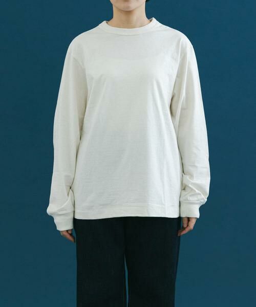 URBAN RESEARCH DOORS / アーバンリサーチ ドアーズ Tシャツ | 『ユニセックス』『6サイズ展開』commpost リサイクルコットンロングスリーブTシャツ | 詳細18