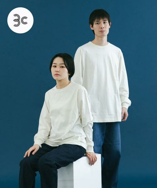 URBAN RESEARCH DOORS/アーバンリサーチ ドアーズ 『ユニセックス』『6サイズ展開』commpost リサイクルコットンロングスリーブTシャツ オフホワイト 1 URBAN RESEARCH DOORS/アーバンリサーチ ドアーズ 『ユニセックス』『6サイズ展開』commpost リサイクルコットンロングスリーブTシャツ オフホワイト 1