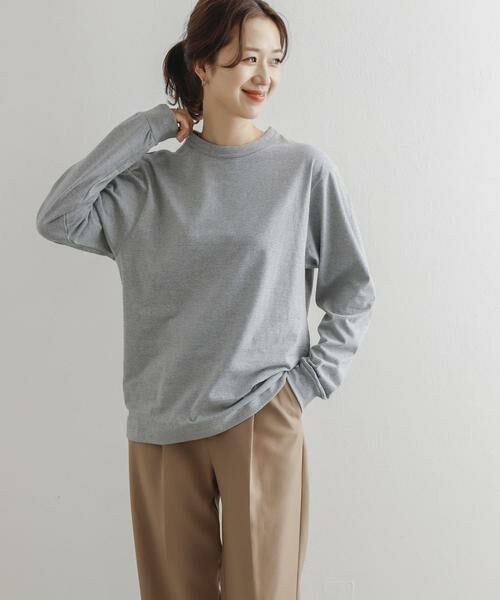 URBAN RESEARCH DOORS / アーバンリサーチ ドアーズ Tシャツ | 『ユニセックス』『6サイズ展開』commpost リサイクルコットンロングスリーブTシャツ | 詳細28