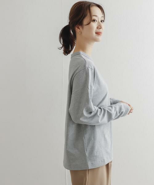 URBAN RESEARCH DOORS / アーバンリサーチ ドアーズ Tシャツ | 『ユニセックス』『6サイズ展開』commpost リサイクルコットンロングスリーブTシャツ | 詳細29