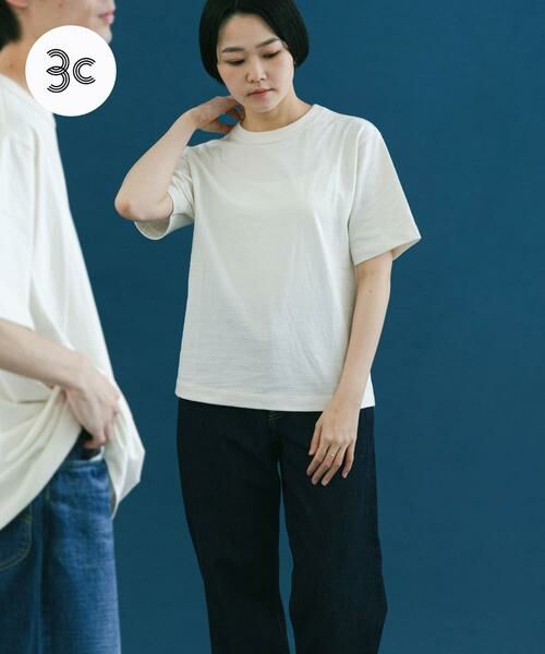 URBAN RESEARCH DOORS/アーバンリサーチ ドアーズ 『3サイズ展開』commpost リサイクルコットンショートスリーブTシャツ オフホワイト 1 URBAN RESEARCH DOORS/アーバンリサーチ ドアーズ 『3サイズ展開』commpost リサイクルコットンショートスリーブTシャツ オフホワイト 1