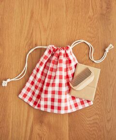 URBAN RESEARCH DOORS / アーバンリサーチ ドアーズ その他雑貨 | CINQ　ギンガム(レッド)巾着S