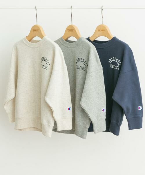 URBAN RESEARCH DOORS / アーバンリサーチ ドアーズ トップス | 『別注』Champion×DOORS　ロゴスウェット(KIDS) | 詳細26