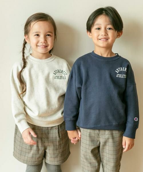 URBAN RESEARCH DOORS / アーバンリサーチ ドアーズ トップス | 『別注』Champion×DOORS　ロゴスウェット(KIDS) | 詳細15