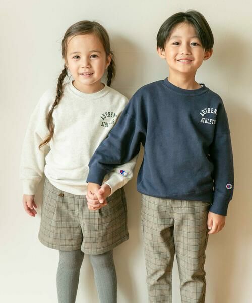 URBAN RESEARCH DOORS / アーバンリサーチ ドアーズ トップス | 『別注』Champion×DOORS　ロゴスウェット(KIDS) | 詳細16