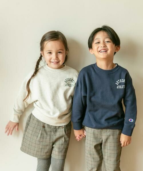 URBAN RESEARCH DOORS / アーバンリサーチ ドアーズ トップス | 『別注』Champion×DOORS　ロゴスウェット(KIDS) | 詳細17