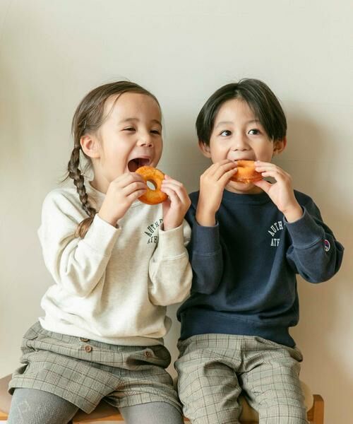 URBAN RESEARCH DOORS / アーバンリサーチ ドアーズ トップス | 『別注』Champion×DOORS　ロゴスウェット(KIDS) | 詳細19