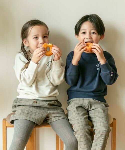 URBAN RESEARCH DOORS / アーバンリサーチ ドアーズ トップス | 『別注』Champion×DOORS　ロゴスウェット(KIDS) | 詳細20