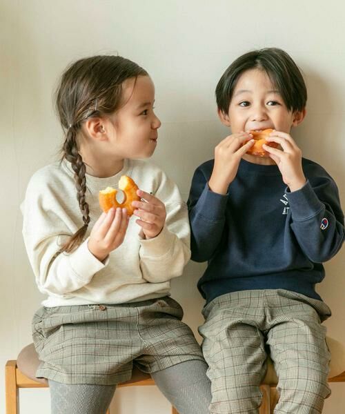 URBAN RESEARCH DOORS / アーバンリサーチ ドアーズ トップス | 『別注』Champion×DOORS　ロゴスウェット(KIDS) | 詳細21