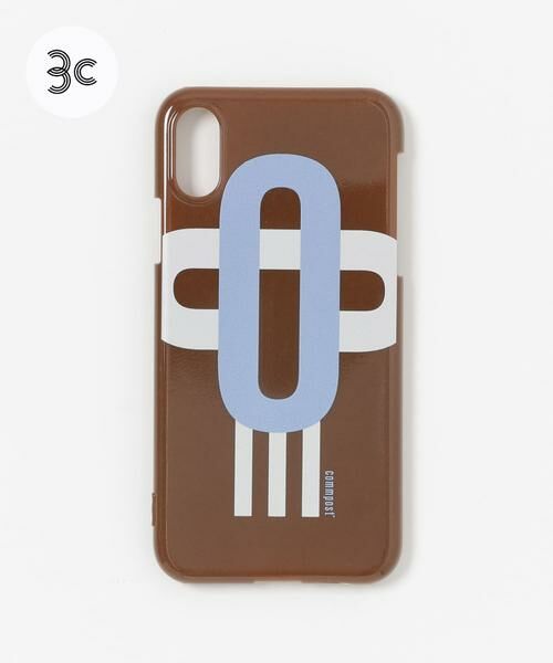 URBAN RESEARCH DOORS/アーバンリサーチ ドアーズ commpost iPhoneX XS CASE moji ブラウン系その他 - URBAN RESEARCH DOORS/アーバンリサーチ ドアーズ commpost iPhoneX XS CASE moji ブラウン系その他 -