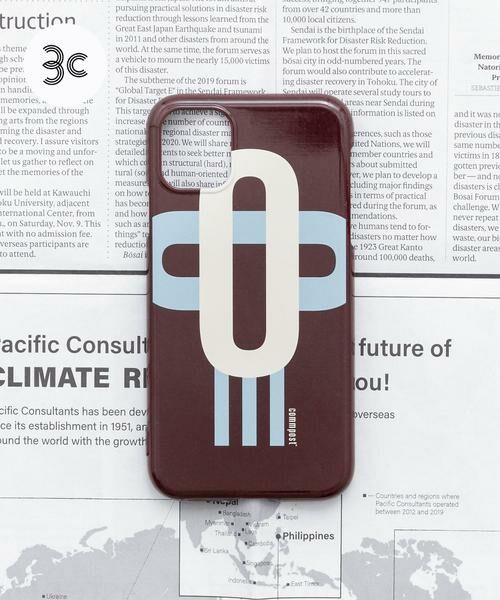 URBAN RESEARCH DOORS/アーバンリサーチ ドアーズ commpost iPhoneXI CASE moji ボルドー - URBAN RESEARCH DOORS/アーバンリサーチ ドアーズ commpost iPhoneXI CASE moji ボルドー -