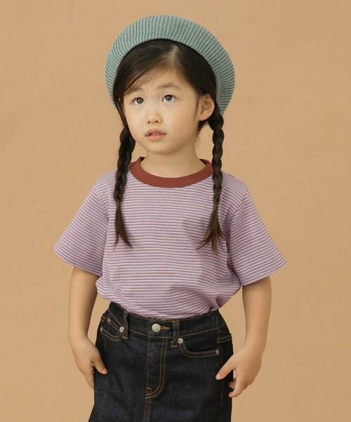 URBAN RESEARCH DOORS / アーバンリサーチ ドアーズ トップス | FORK&SPOON ミジンボーダーTシャツ(KIDS) | 詳細2