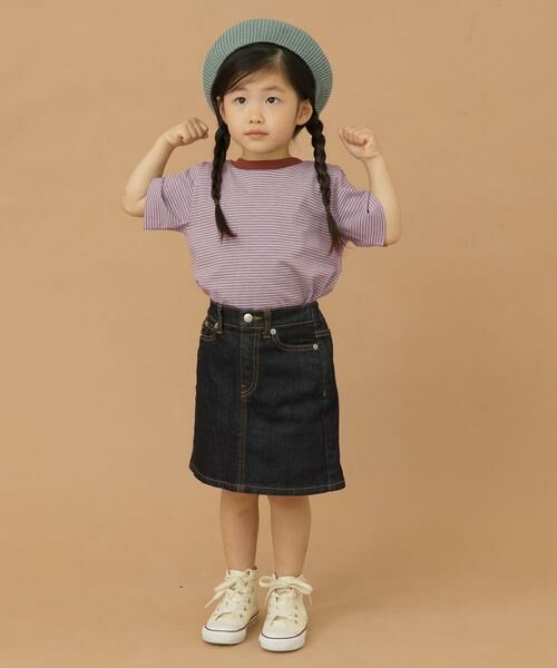 URBAN RESEARCH DOORS / アーバンリサーチ ドアーズ トップス | FORK&SPOON ミジンボーダーTシャツ(KIDS) | 詳細4