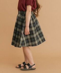 URBAN RESEARCH DOORS / アーバンリサーチ ドアーズ パンツ | FORK&SPOON　コットンリネンチェックスカート(KIDS)