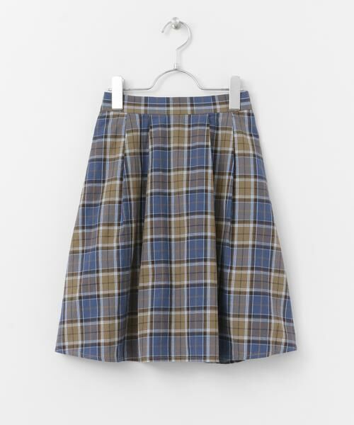 URBAN RESEARCH DOORS / アーバンリサーチ ドアーズ パンツ | FORK&SPOON　コットンリネンチェックスカート(KIDS) | 詳細5