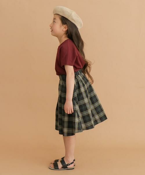 URBAN RESEARCH DOORS / アーバンリサーチ ドアーズ パンツ | FORK&SPOON　コットンリネンチェックスカート(KIDS) | 詳細9