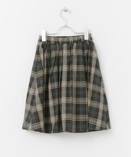 URBAN RESEARCH DOORS / アーバンリサーチ ドアーズ パンツ | FORK&SPOON　コットンリネンチェックスカート(KIDS) | 詳細14