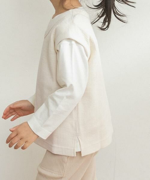 URBAN RESEARCH DOORS / アーバンリサーチ ドアーズ トップス | FORK&SPOON　ストライプサーマル2WAYカットソー(KIDS) | 詳細12