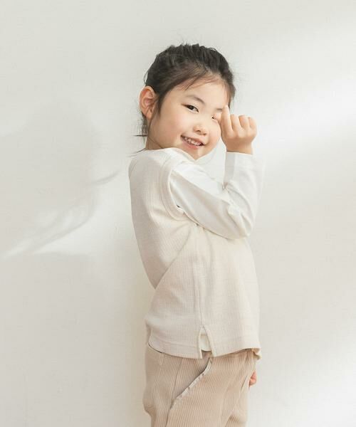 URBAN RESEARCH DOORS / アーバンリサーチ ドアーズ トップス | FORK&SPOON　ストライプサーマル2WAYカットソー(KIDS) | 詳細15