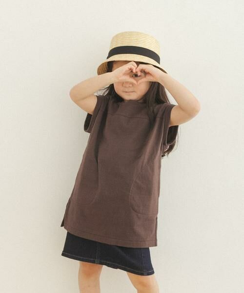 URBAN RESEARCH DOORS / アーバンリサーチ ドアーズ トップス | FORK&SPOON　リサイクルヤーン天竺チュニック(KIDS) | 詳細9